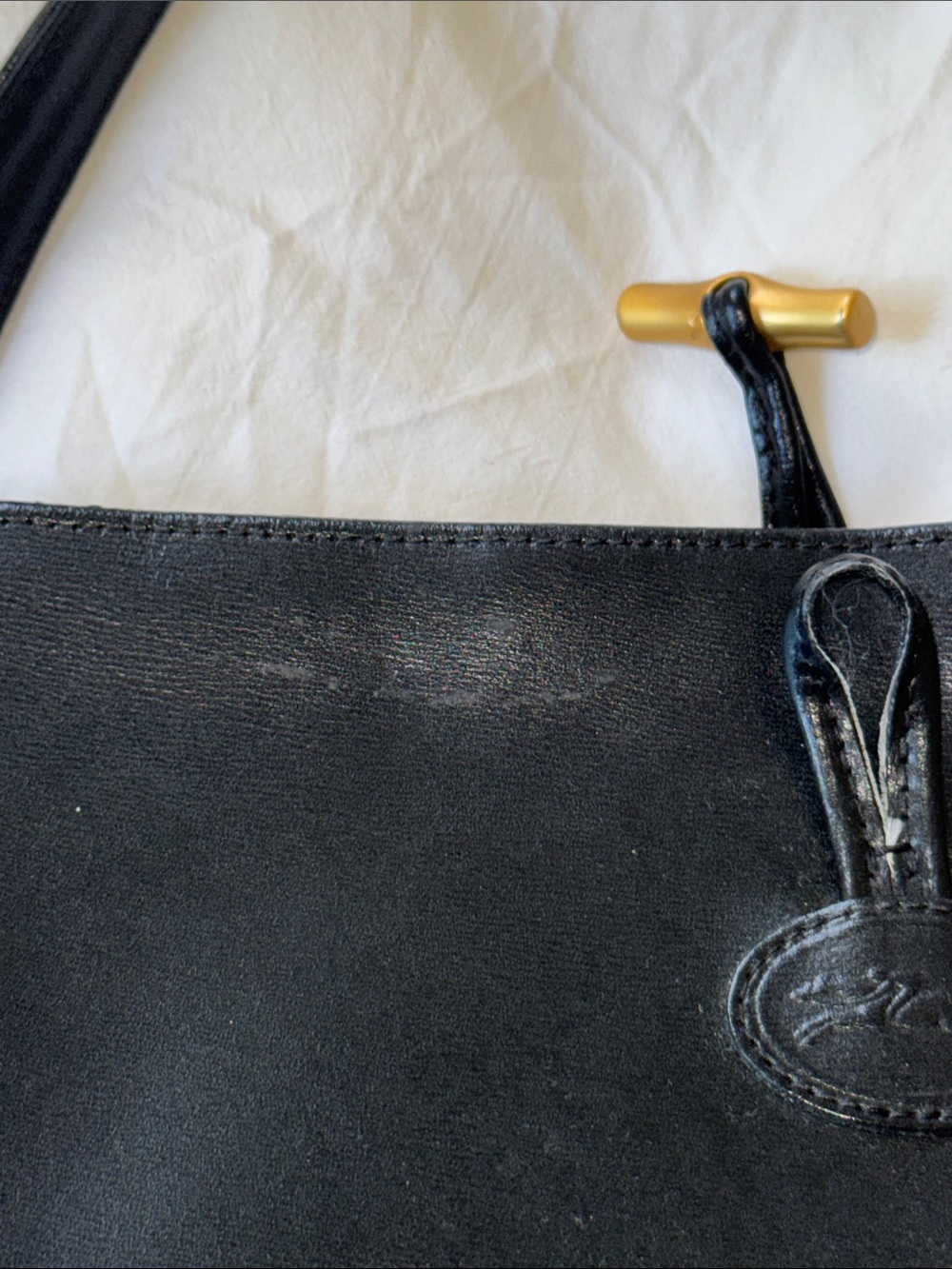 Leather Lomgchamp bag - Picture 4 of 5